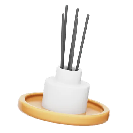 Aromatic Candle  3D Icon