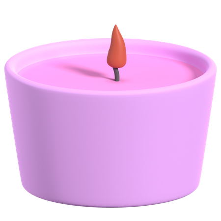 Aromatic Candles 3D Illustration