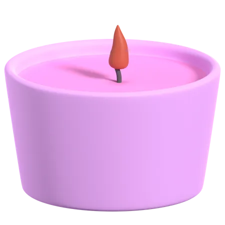 Aromatic Candles 3D Illustration