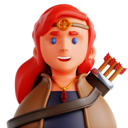 Arqueiro  3D Icon