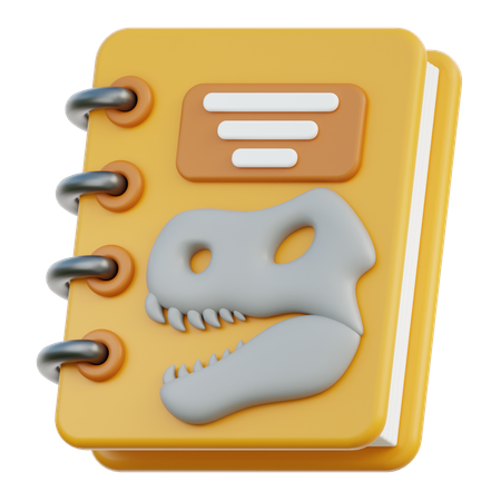 Caderno de arqueólogo  3D Icon