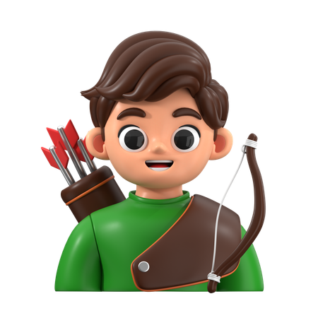 Arquero  3D Icon