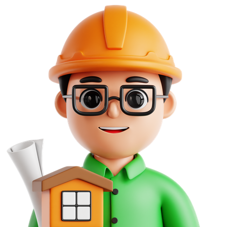Arquitecto  3D Icon