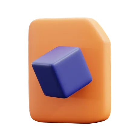 Arquivo 3D  3D Icon