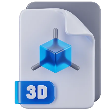 Arquivo 3D  3D Icon