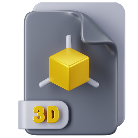 Arquivo 3D  3D Icon