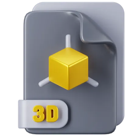 Arquivo 3D  3D Icon