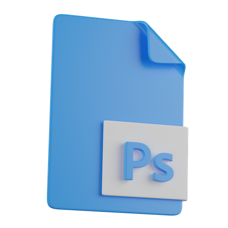 Arquivo adobe photoshop  3D Icon