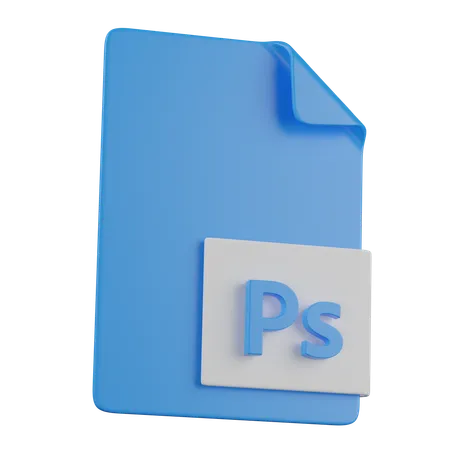 Arquivo adobe photoshop  3D Icon