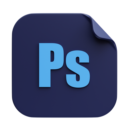 Arquivo adobe photoshop  3D Icon