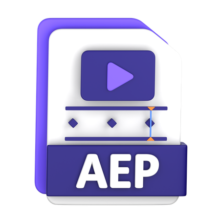 Arquivo aep  3D Icon