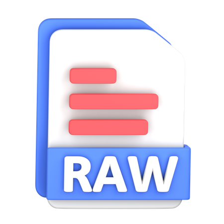 Arquivo RAW  3D Icon