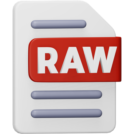 Arquivo RAW  3D Icon