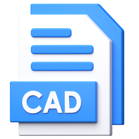 Arquivo cad  3D Icon