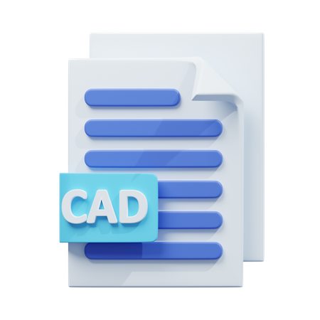 Arquivo cad  3D Icon