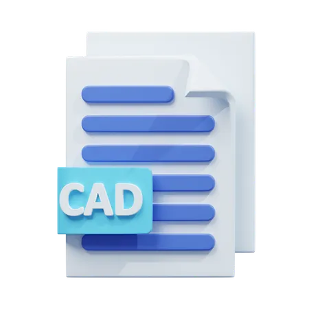 Arquivo cad  3D Icon