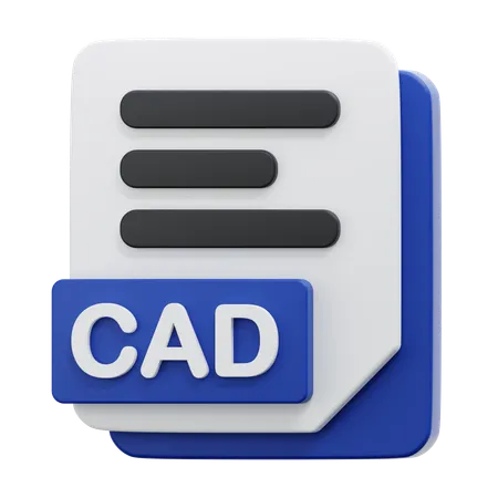 Arquivo cad  3D Icon