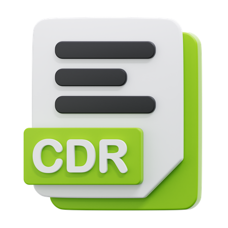 Arquivo cdr  3D Icon