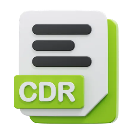 Arquivo cdr  3D Icon