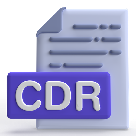 Arquivo cdr  3D Icon