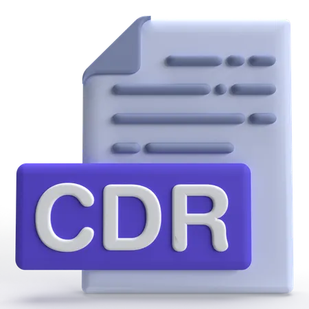 Arquivo cdr  3D Icon