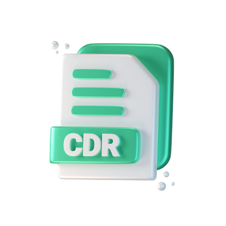 Arquivo cdr  3D Icon