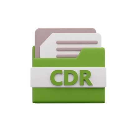 Arquivo cdr  3D Icon