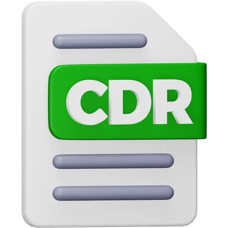 Arquivo cdr  3D Icon