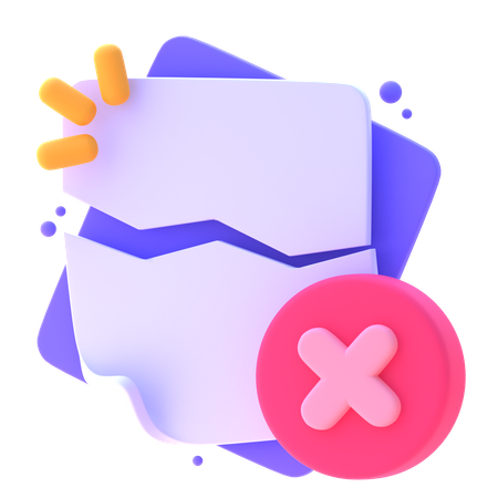 Arquivo corrompido  3D Icon