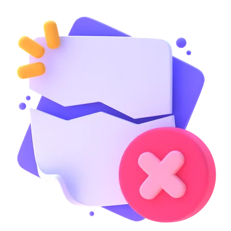 Arquivo corrompido  3D Icon