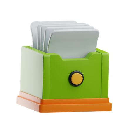 Arquivo de arquivo  3D Icon