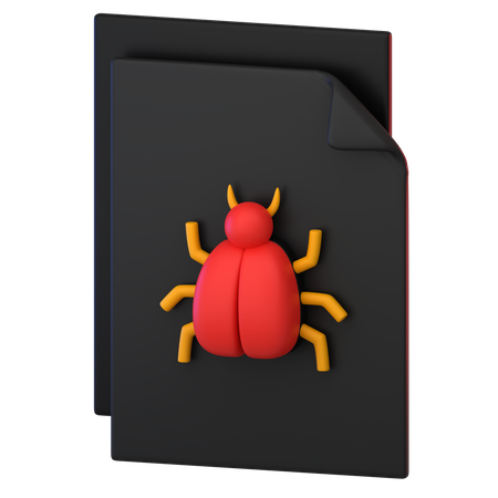 Arquivo de bug  3D Icon