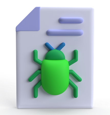 Arquivo de bug  3D Icon