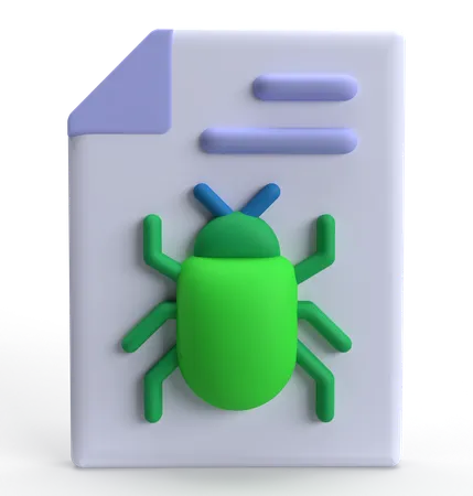 Arquivo de bug  3D Icon