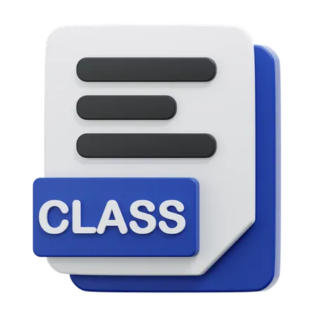 Arquivo de classe  3D Icon