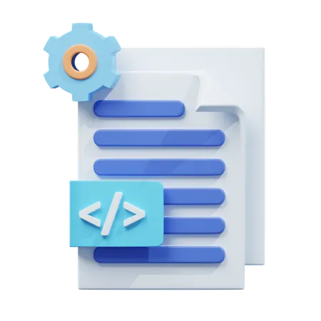 Arquivo de código  3D Icon