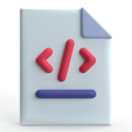 Arquivo de código  3D Icon