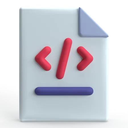 Arquivo de código  3D Icon