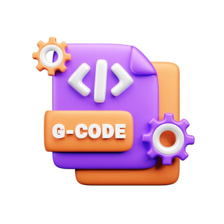 Arquivo de código G  3D Icon