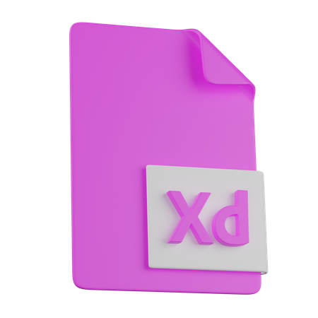 Arquivo de design de experiência da Adobe  3D Icon