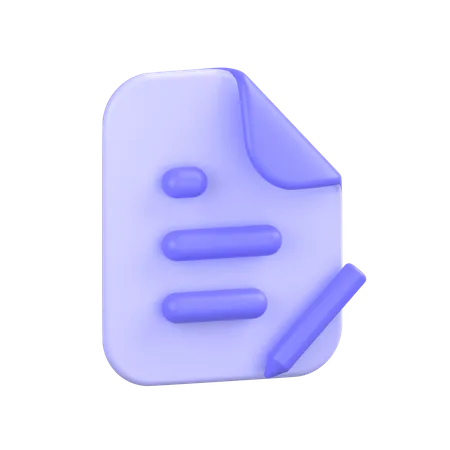 Editar arquivo  3D Icon