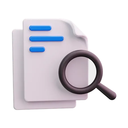 Pesquisar arquivo  3D Icon