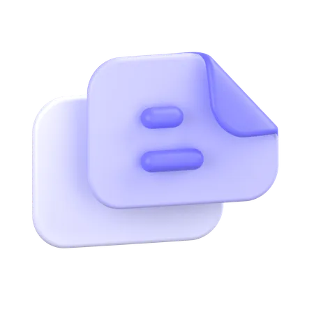 Arquivos de texto paisagem  3D Icon
