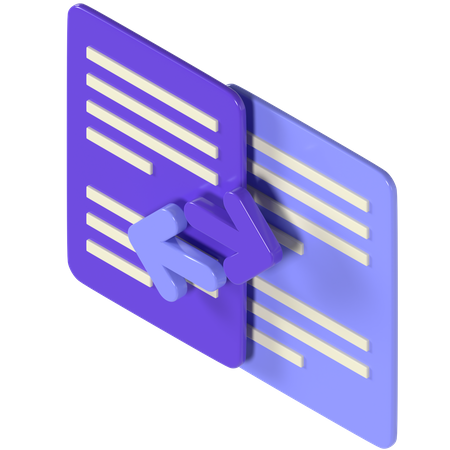 Transferir arquivo  3D Icon