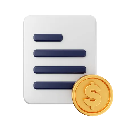 Arquivo de dinheiro dólar  3D Icon