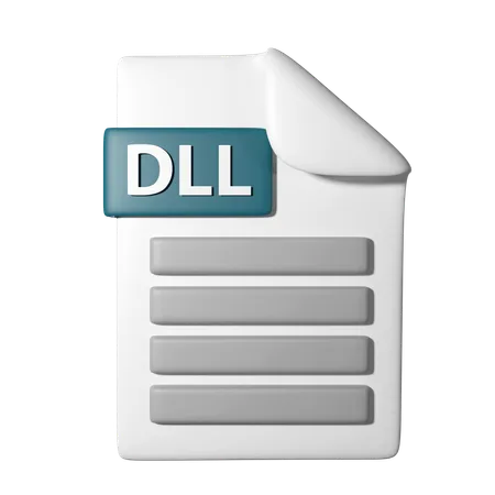 Arquivo dll  3D Icon