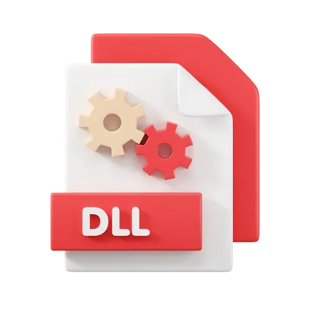 Arquivo dll  3D Icon