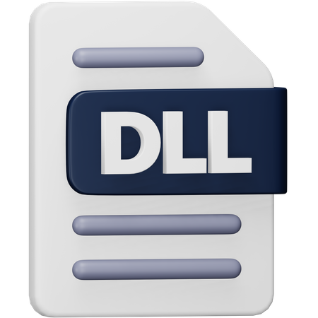 Arquivo dll  3D Icon