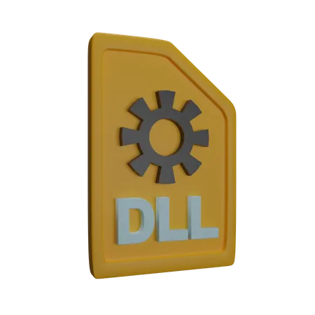 Arquivo dll  3D Icon