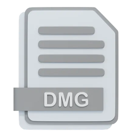 Arquivo dmg  3D Icon